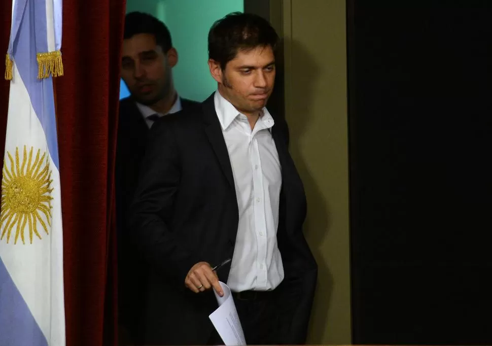 QUEJA. Kicillof señaló que “tomaron una frase suelta que dije en el contexto de una pregunta lateral”.   dyn