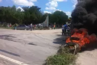 Cortaron la ruta 157 por el crimen de los policías en Río Colorado