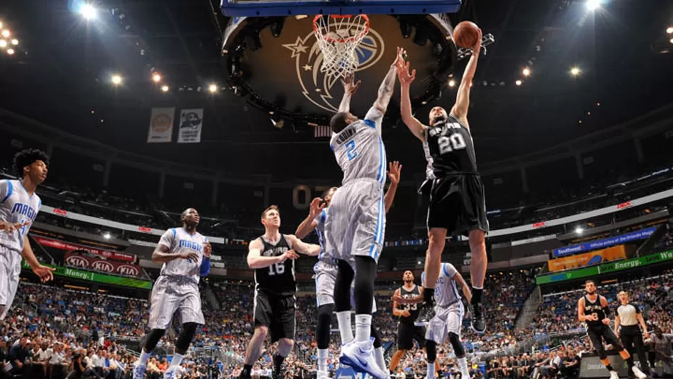 ENCENDIDO. Manu y Spurs calientan motores en la etapa más emocionante de la temporada. FOTO TOMADA DE NBA.COM/SPURS