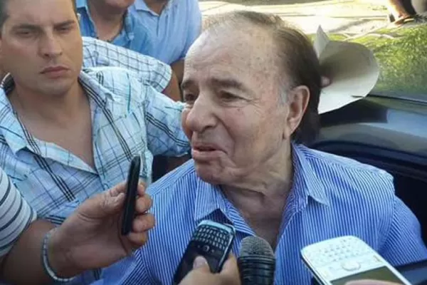 Menem no respondió al pedido de ser candidato en La Rioja