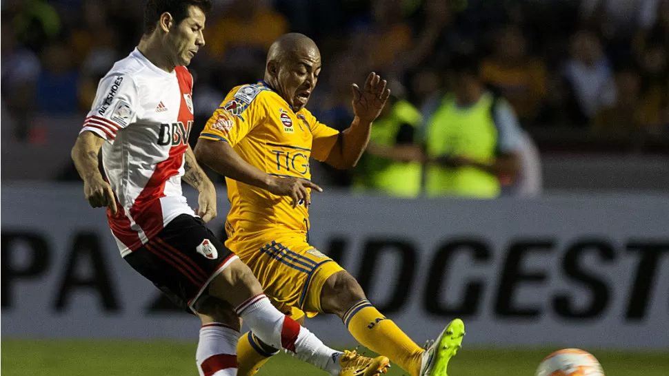 MALA NOCHE. River cae en Monterrey ante Tigres, por 2-0, y está quedando fuera de la Copa. TELAM