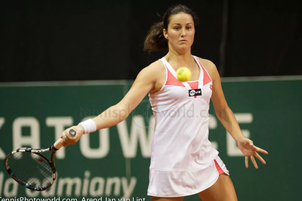 RANQUEDA. Lara Arruabarrena está en el puesto 83 del escalafón mundial de mujeres.
FOTO TOMADA DE www.tennisphotoworld.com