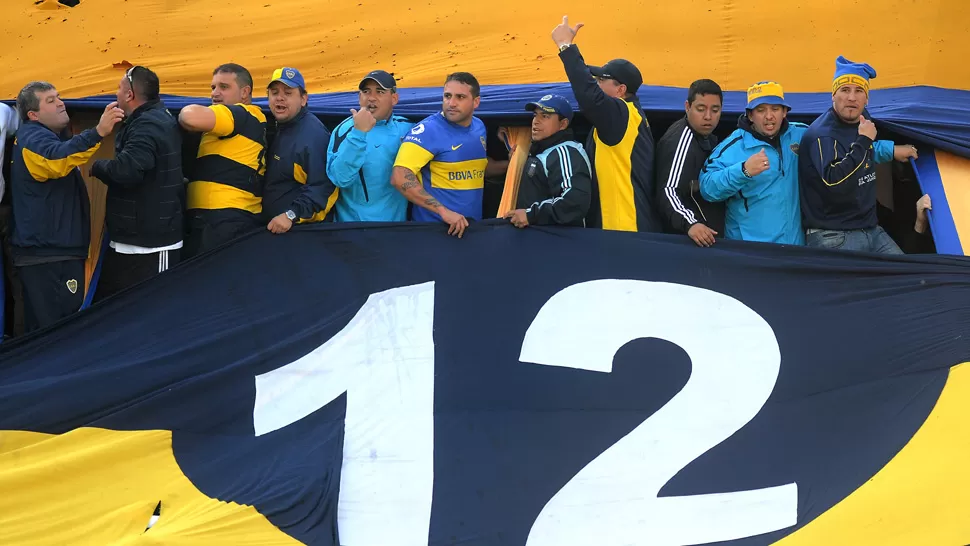 PRESENTE. A pesar de los controles, La 12 estará esta noche en el estadio Centenario. ARCHIVO