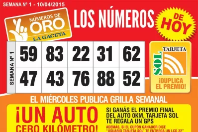 Los Números de Oro de LA GACETA