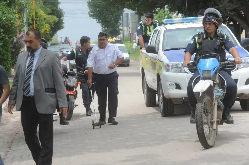 EN LA ESCENA. En diciembre pasado se realizó una inspección ocular del lugar donde ocurrió el asesinato. la gaceta / foto de Antonio Ferroni (archivo)