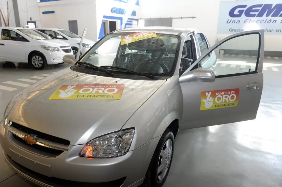 ESTE ES EL AUTO DE LA GACETA. El Chevrolet Classic 4 puertas LS 1.4 N será sorteado mañana a las 13 ante escribano público. la gaceta / foto de Antonio Ferroni