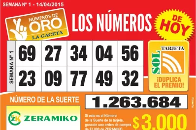 Los Números de Oro de LA GACETA