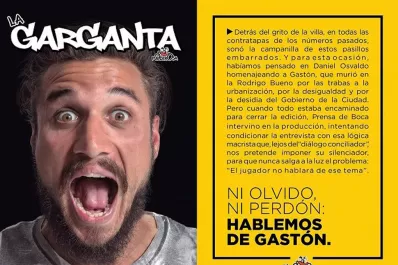 Denuncian que Boca censuró una entrevista a Osvaldo