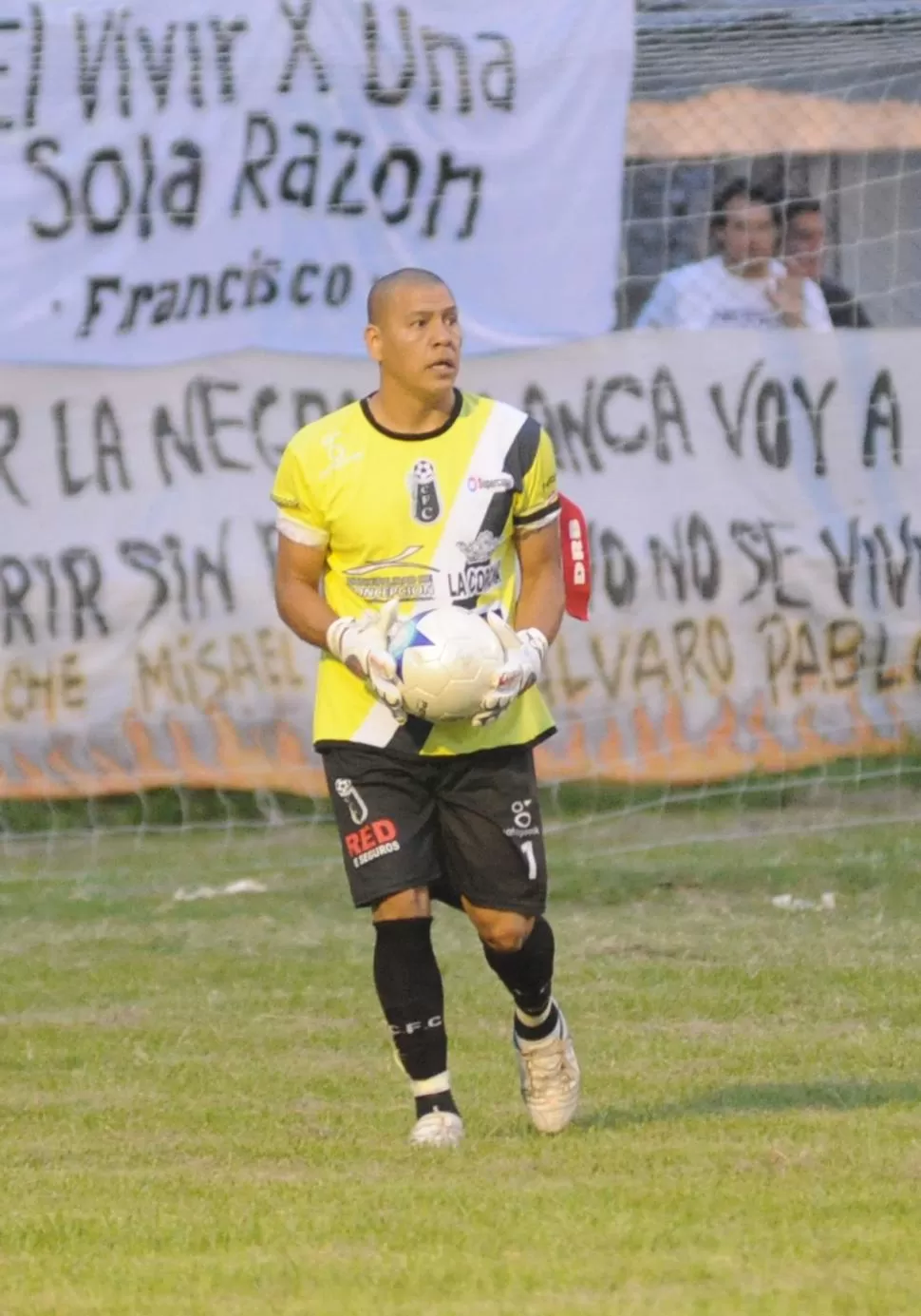 CONFIANZA. Romero muestra seguridad en el arco de Concepción. la gaceta / archivo