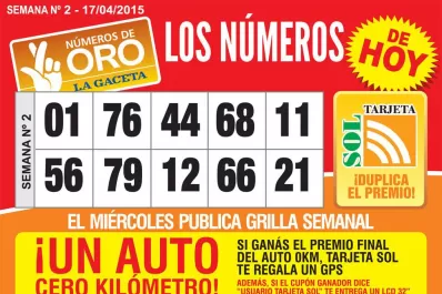 Los Números de Oro de LA GACETA