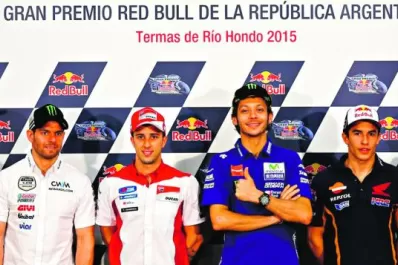 Los actores del MotoGP salen a escena en Las Termas de Río Hondo