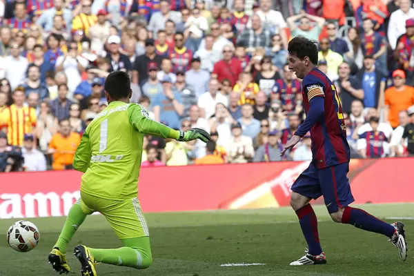Messi llegó a 400 goles en Barcelona
