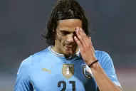 En el momento más complicado, Cavani vio la roja y explotó de bronca