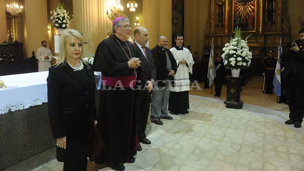 CONCILIATORIO. Zecca, antes de su homilía. LA GACETA / ANTONIO FERRONI. 