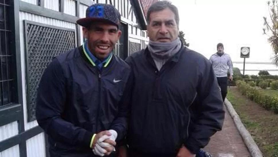 La playa y el golf, distracciones de Tevez antes de volver a jugar en Boca