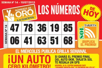 Los Números de Oro de LA GACETA