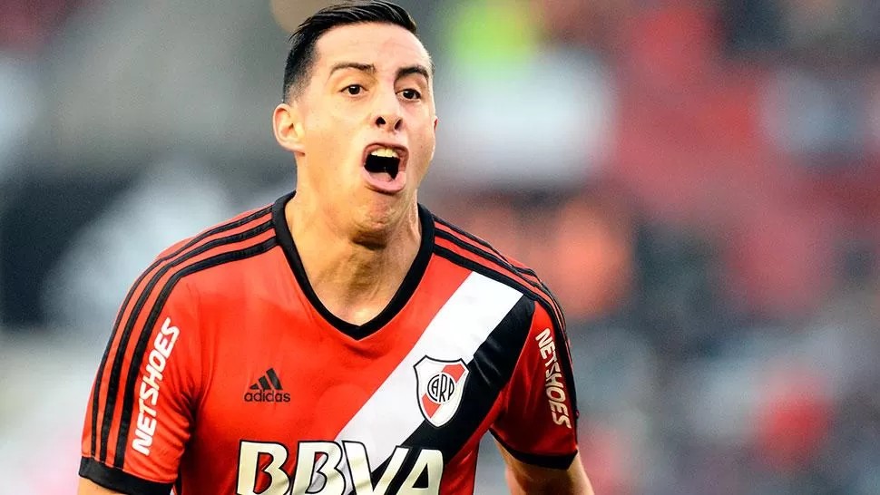 UNA DE CAL Y OTRA DE ARENA. Funes Mori celebró su gol pero lamentó el empate ante Temperley. (DyN)