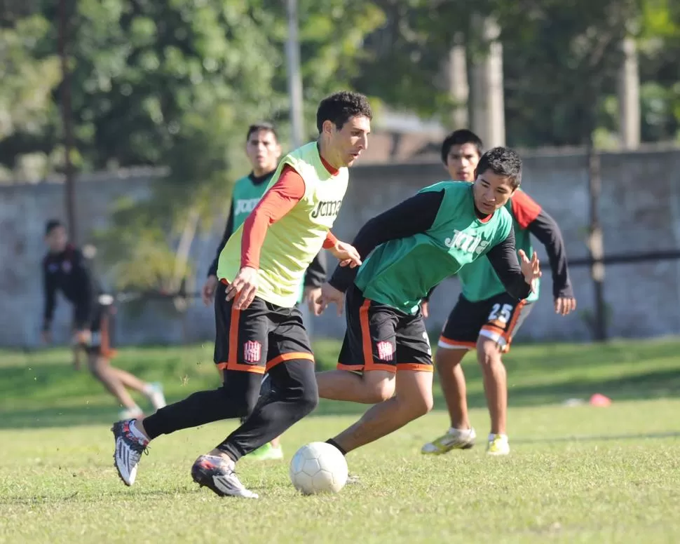 OBJETIVO. A Iván Agudiak lo desvela la idea de poder volver al gol en el partido de mañana frente a San Lorenzo de Alem. la gaceta / foto de héctor peralta