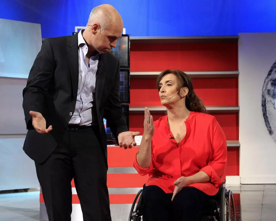 “TRISTEZA”. Michetti, compañera de fórmula de Macri, dijo que “los países de Latinoamérica bajaron sus indices de pobreza, nosotros no”. FOTOS DE dyn (ARCHIVO)