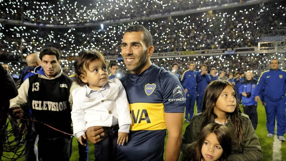 DE VUELTA A CASA. Tevez afirmó que está ansioso por volver a entrenar y debutar el sábado. DYN