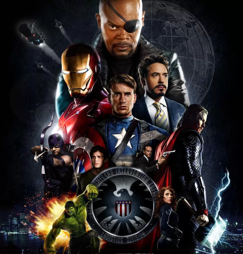 TAQUILLERA. La primera entrega de “Los vengadores” es una de las películas de superhéroes más vista. MARVEL.COM