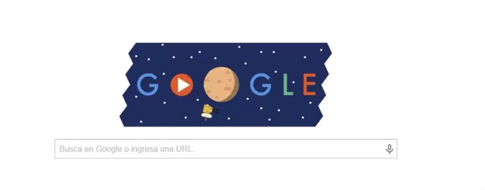 Google celebra la llegada de la sonda New Horizons a Plutón