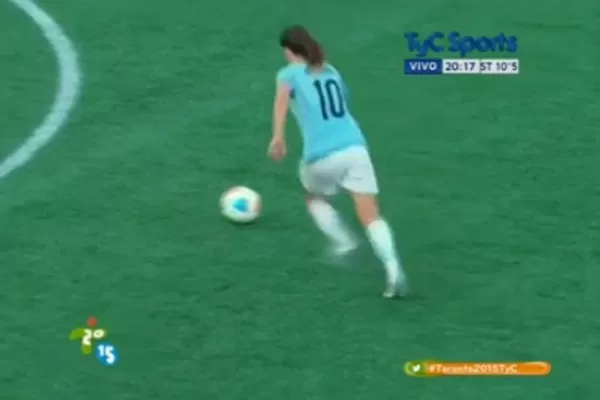 Mirá el golazo de Florencia Bonsegundo en Toronto 2015