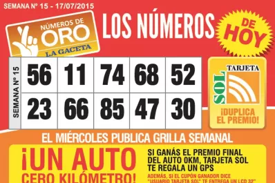 Los Números de Oro de LA GACETA