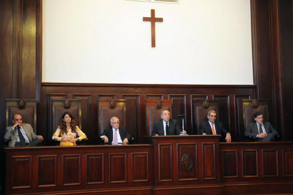 LA CORTE. Sbdar, Goane, Gandur, Estofán y Posse. la gaceta / foto de inés quinteros orio