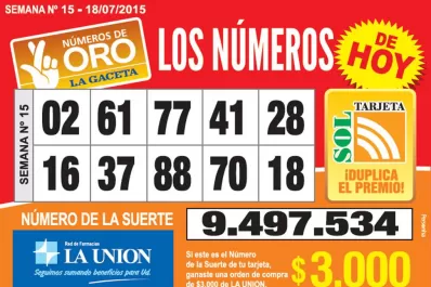 Los Números de Oro de LA GACETA