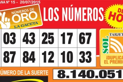 Los Números de Oro de LA GACETA