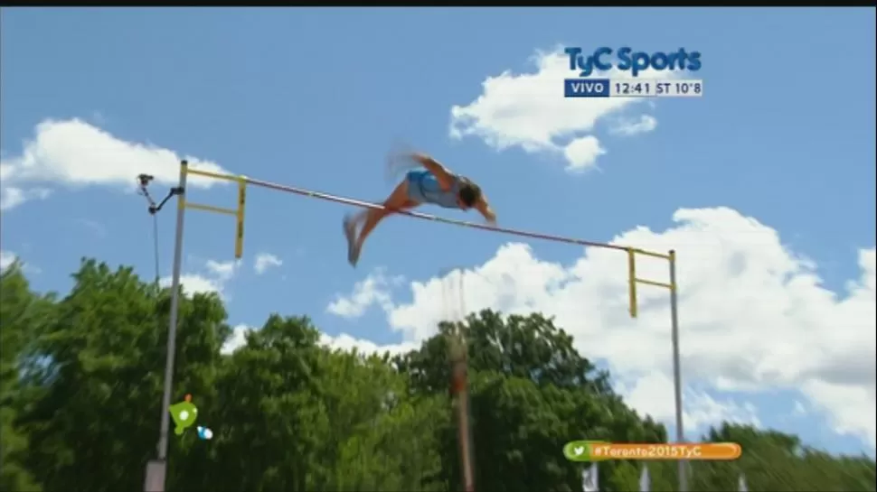 PRESEA Y RECORD PERSONAL. Charaviglio dejó atrás a los estadounidenses Blankenship y Solis, que compartieron el bronce.
FOTO TOMADA DE tn.com.ar