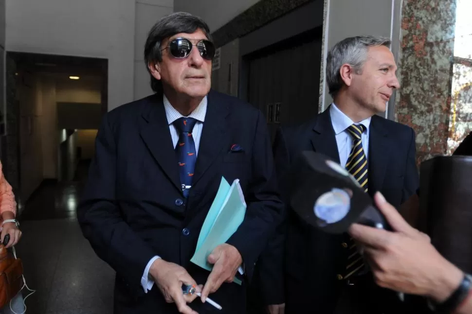 EX FISCAL DEL CASO “RIGOURD”. Guillermo Herrera durante un allanamiento practicado en noviembre. la gaceta / foto de inés quinteros orio