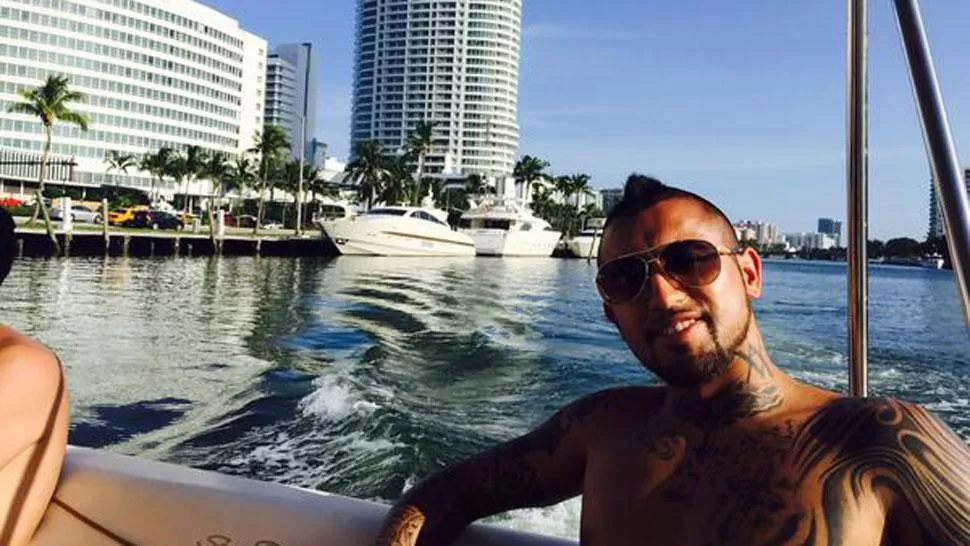 ¡Qué vida, Rey! Arturo Vidal y sus vacaciones antes de sumarse a Bayern Munich