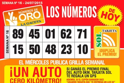 Los Números de Oro de LA GACETA