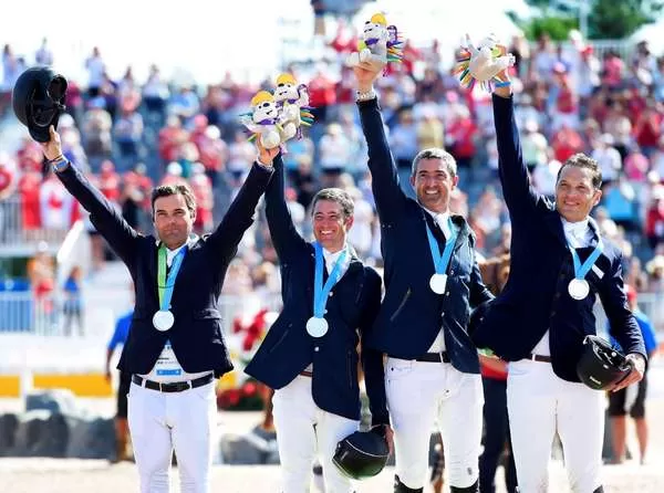 COMO HACE MÁS DE 50 AÑOS. En saltos por equipos, Argentina subió al podio panamericano por última vez en 1963. ole.com.ar