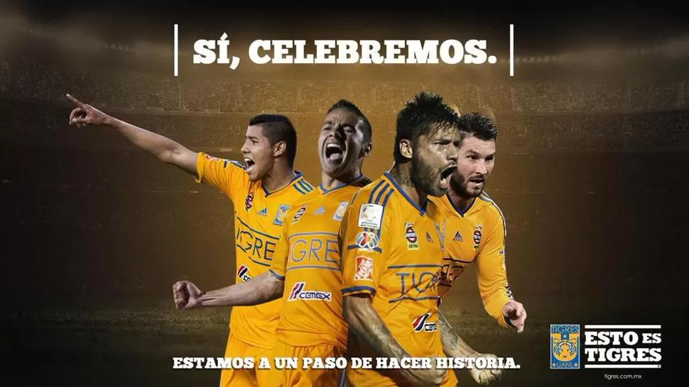 POR TODO. Desde la oficina de prensa del club mexicano arengan a sus seguidores para meterle presión a River el miércoles. TWITTER.COM/TIGRESOFICIAL