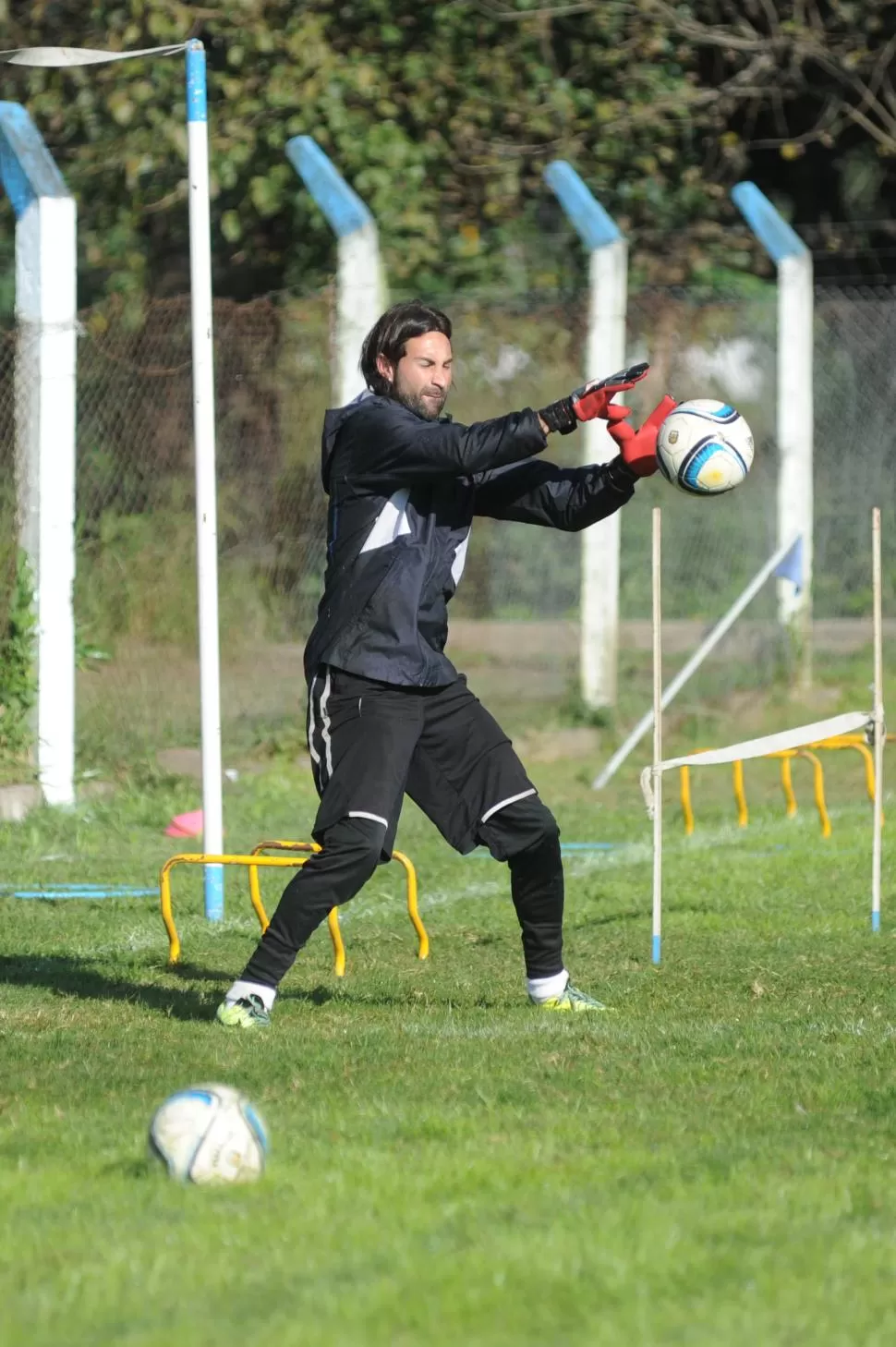 ATAJA TODO. Lucchetti no tuvo grandes salvadas esta vez pero sigue siendo clave. la gaceta / foto de antonio ferroni (archivo)