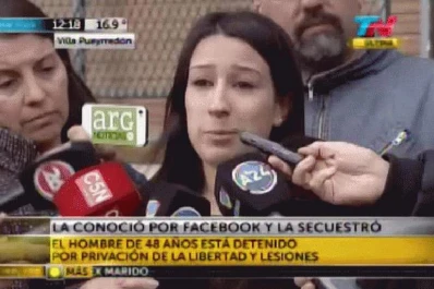 La conoció por Facebook, la golpeó y la tuvo varios días secuestrada
