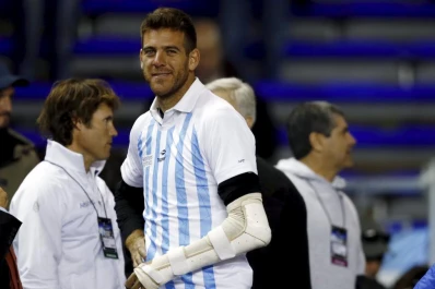 Del Potro estará de pie