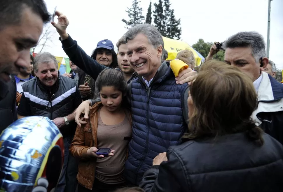 CRÍTICO. Macri calificó a Scioli como el gobernante “más leal” de los Kirchner. dyn