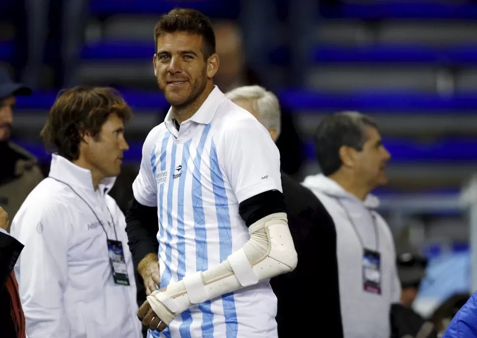 ENTERRÓ LAS ESPECULACIONES. Del Potro confirmó que seguirá jugando.  reuters