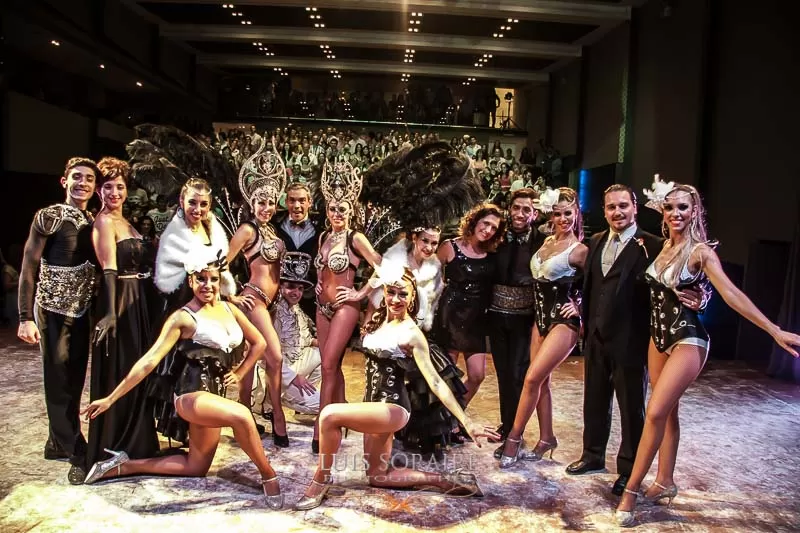 ELENCO EN PLENO. El grupo Gloss actuará hoy y mañana en Concepción. foto gentileza de grupo gloss / Luis Soraire