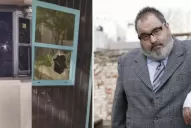 Lanata denunció que apedrearon la garita del edificio donde vive