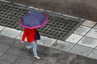 La capital tucumana amaneció con una leve llovizna