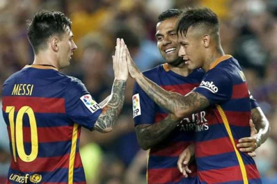 Messi reapareció en Barcelona y jugó como siempre