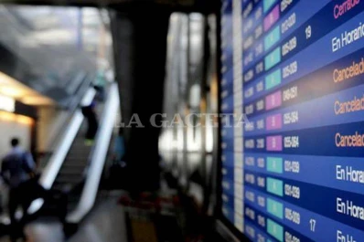 Debido al intenso temporal en Buenos Aires, se suspendieron vuelos del Benjamín Matienzo