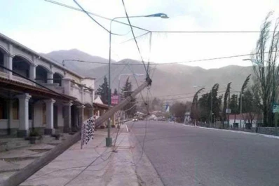 Restablecen parcialmente el servicio de luz en Tafí del Valle