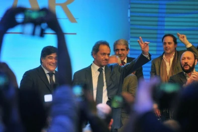 Scioli y Zannini cerraron su campaña en Tecnópolis