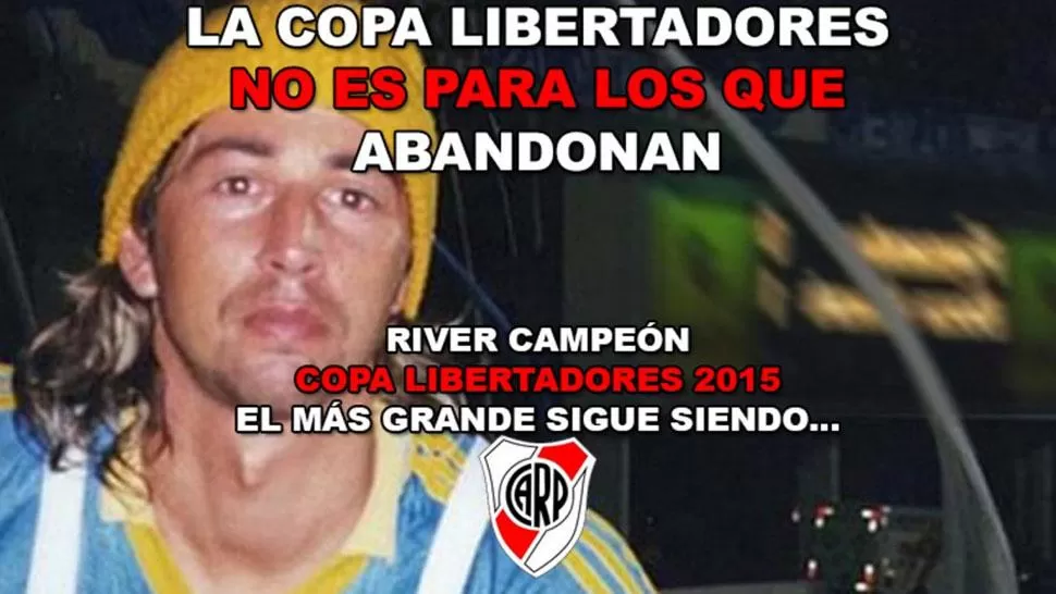 Luego de la Copa, River le apuntó todas las cargadas a Boca